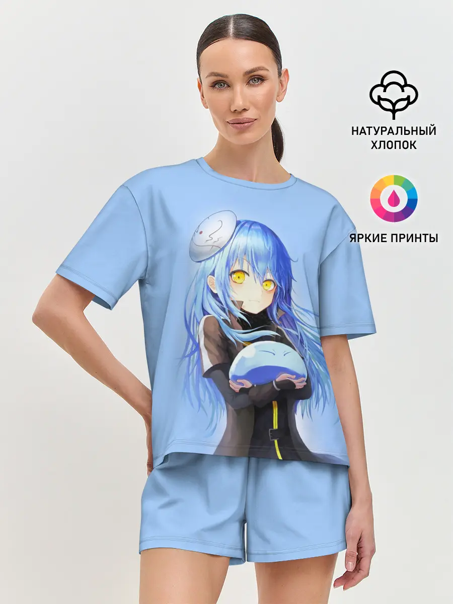 Женская пижама с шортами / Slime