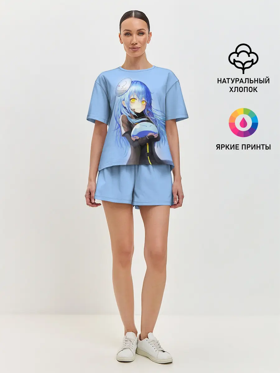 Женская пижама с шортами / Slime