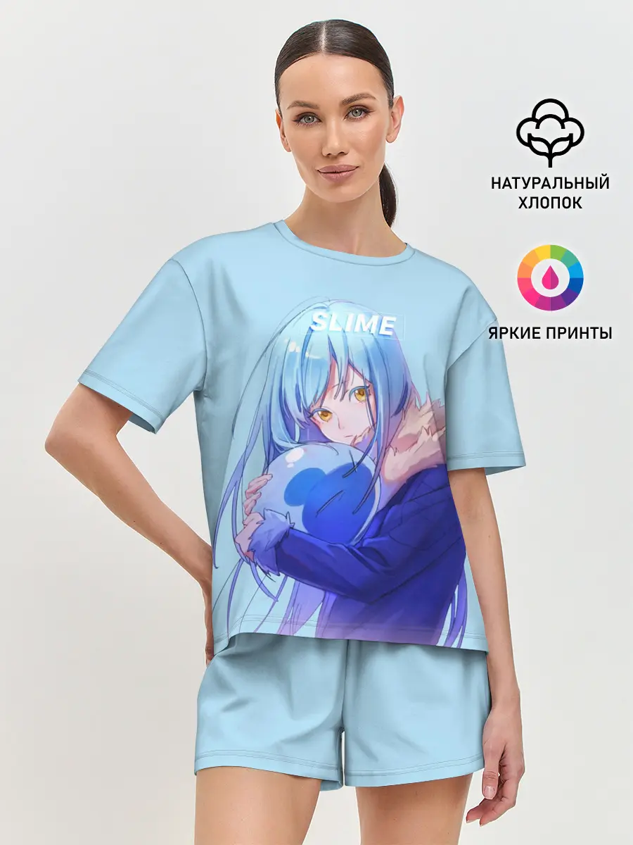 Женская пижама с шортами / Slime