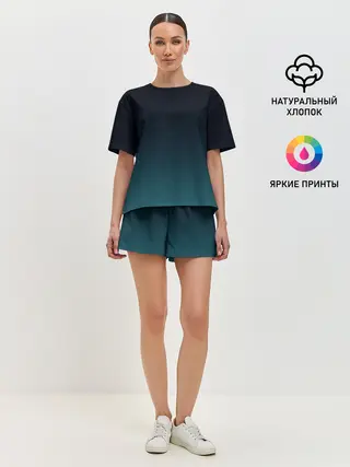 Женская пижама с шортами / GRADIENT
