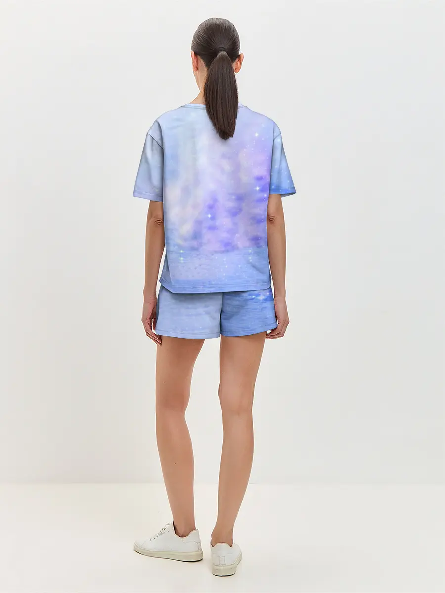 Женская пижама с шортами / Полярная Лисица