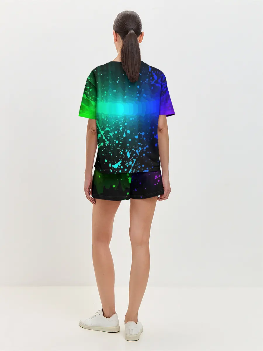 Женская пижама с шортами / Neon