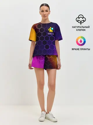 Женская пижама с шортами / AMONG US / АМОНГ АС