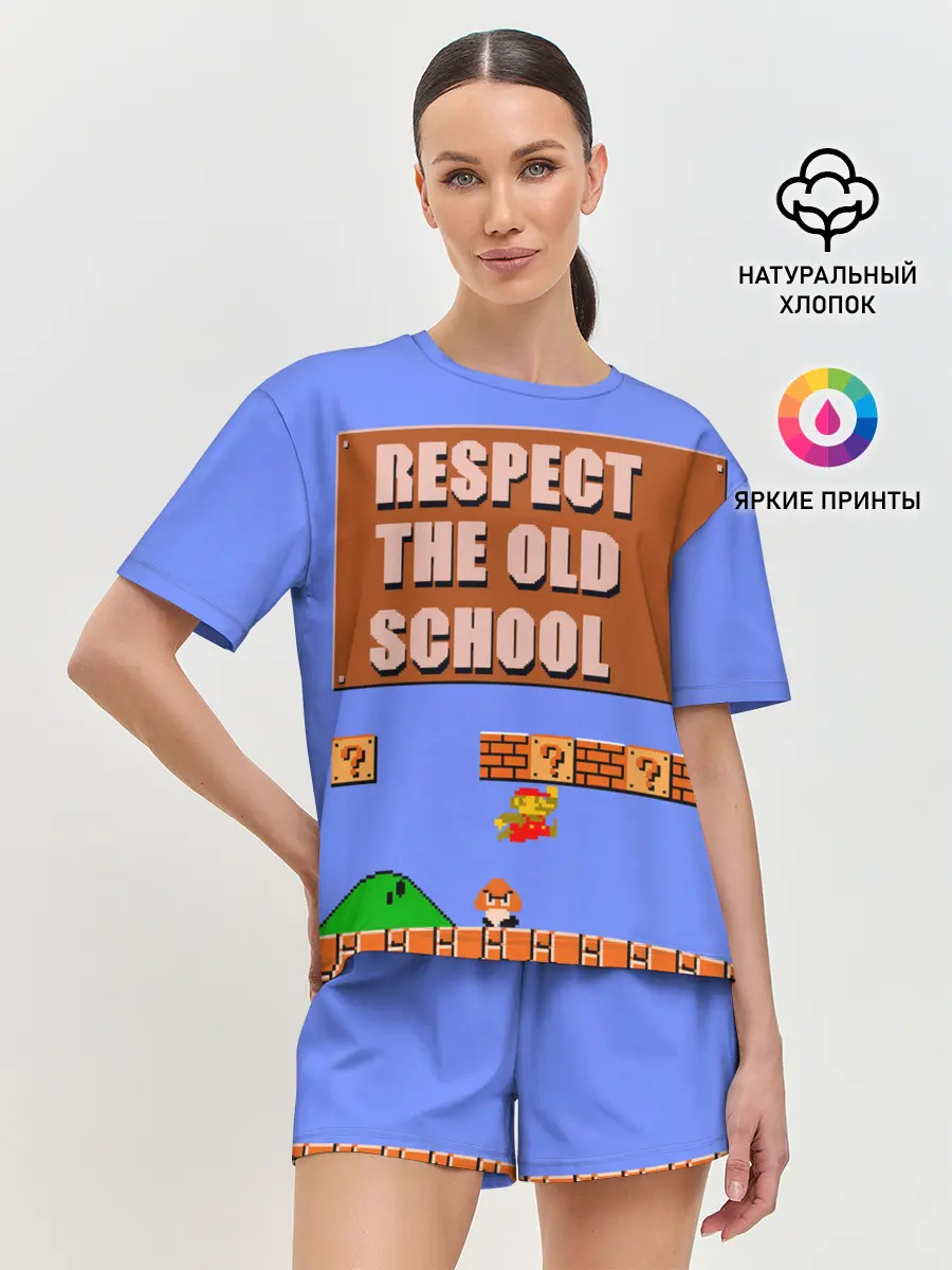 Женская пижама с шортами / Марио