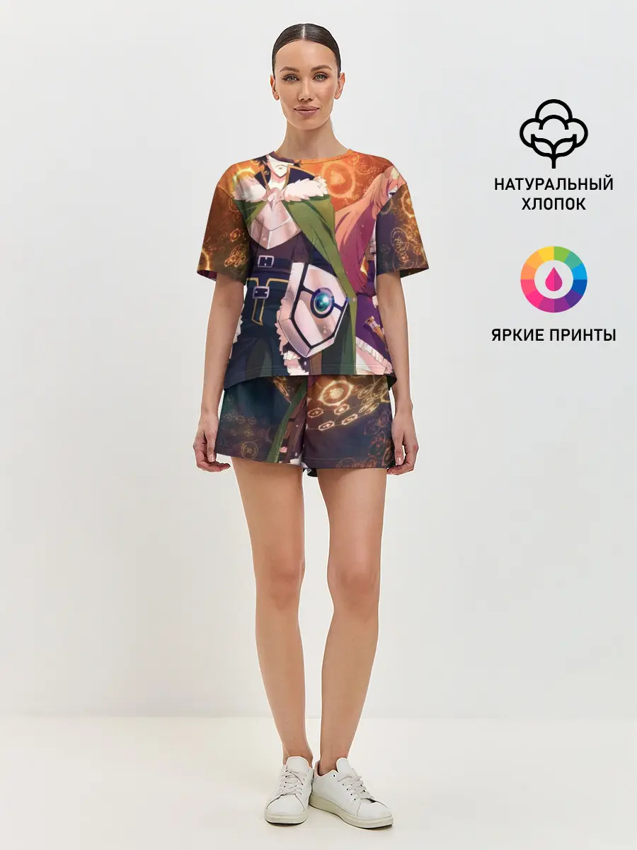 Женская пижама с шортами / восхождение героя щита