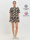 Женская пижама с шортами / Корги малыши