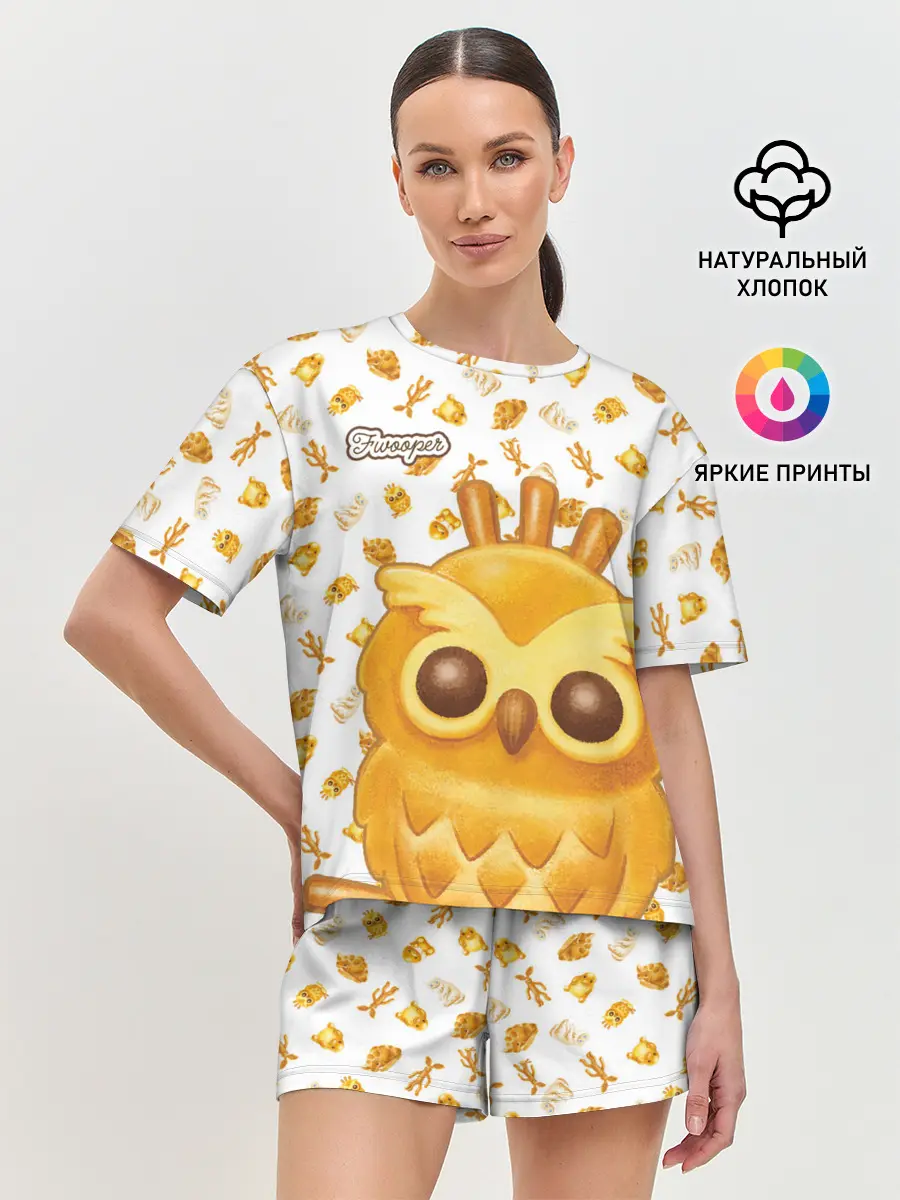 Женская пижама с шортами / Fwooper Cookie