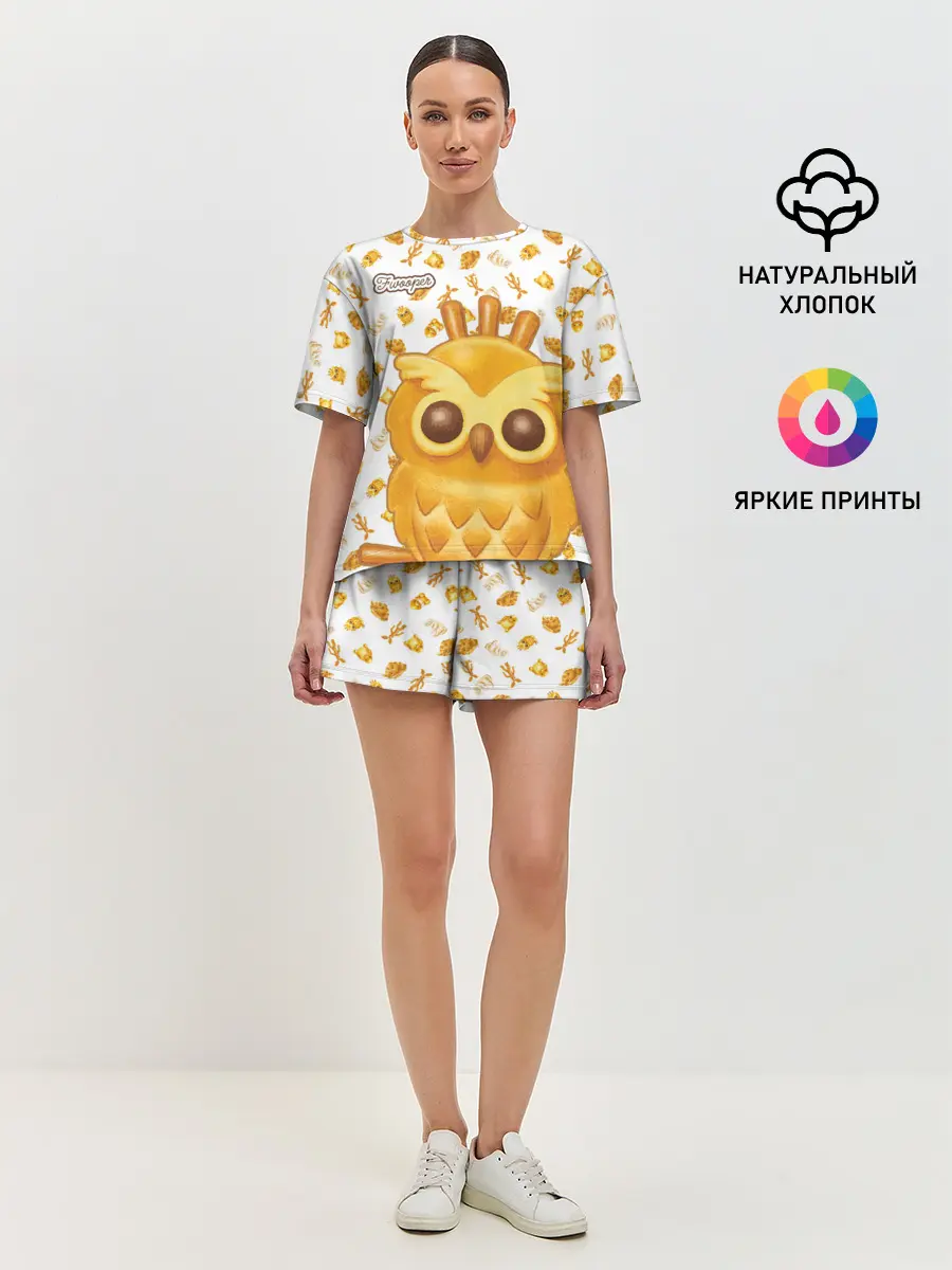 Женская пижама с шортами / Fwooper Cookie