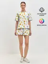 Женская пижама с шортами / Baked Goods Pattern