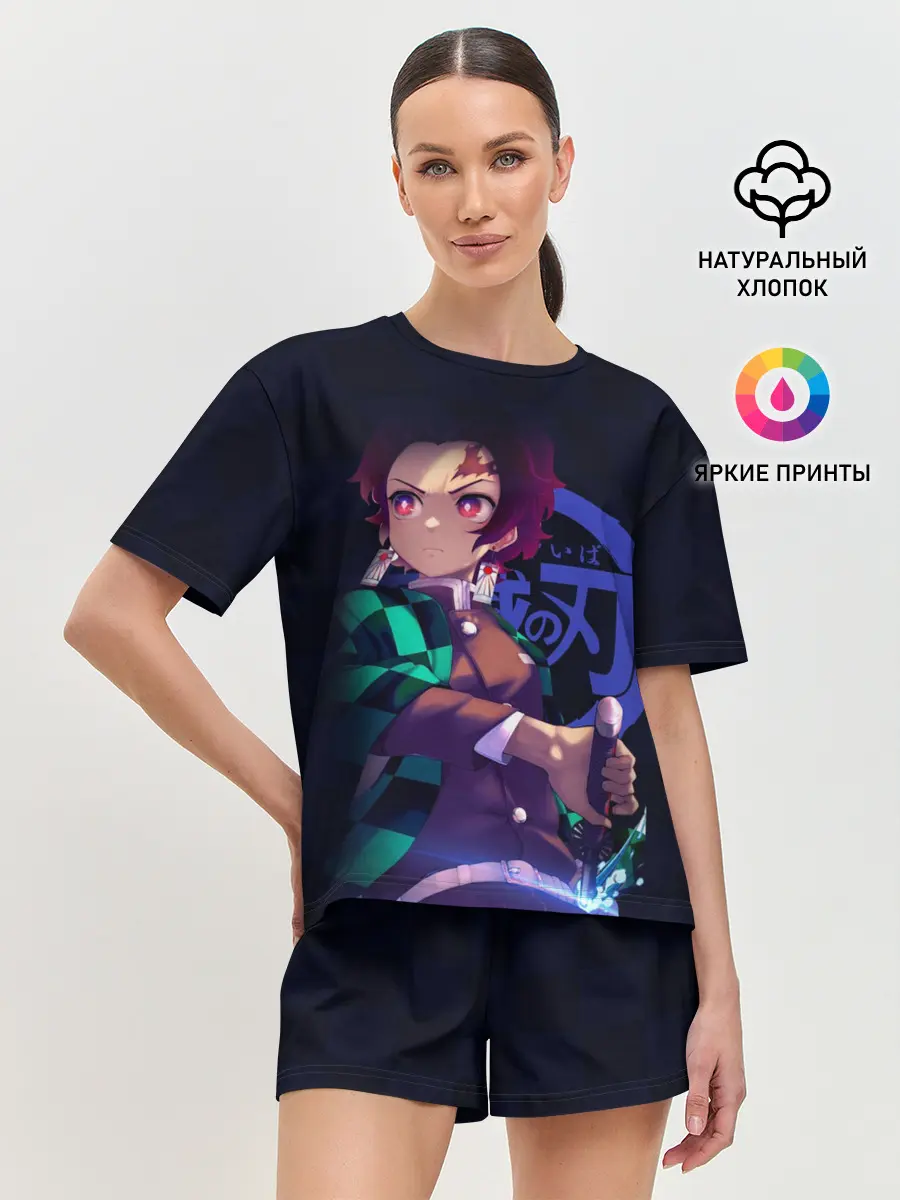 Женская пижама с шортами / Танджиро Камадо