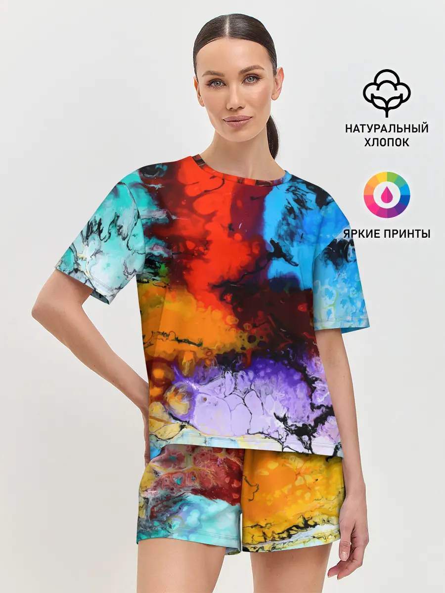 Женская пижама с шортами / Импрессия 2022 vanguard