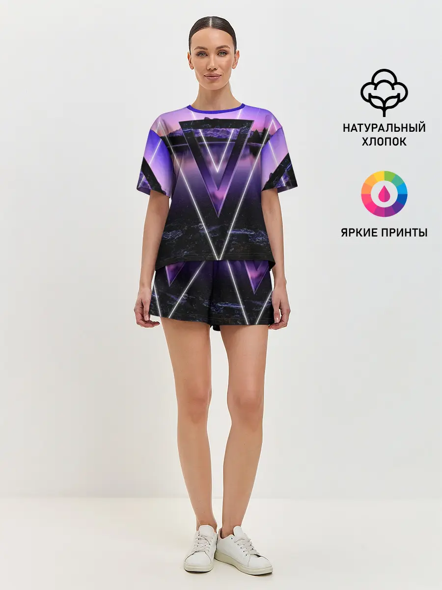 Женская пижама с шортами / ОЗЕРО