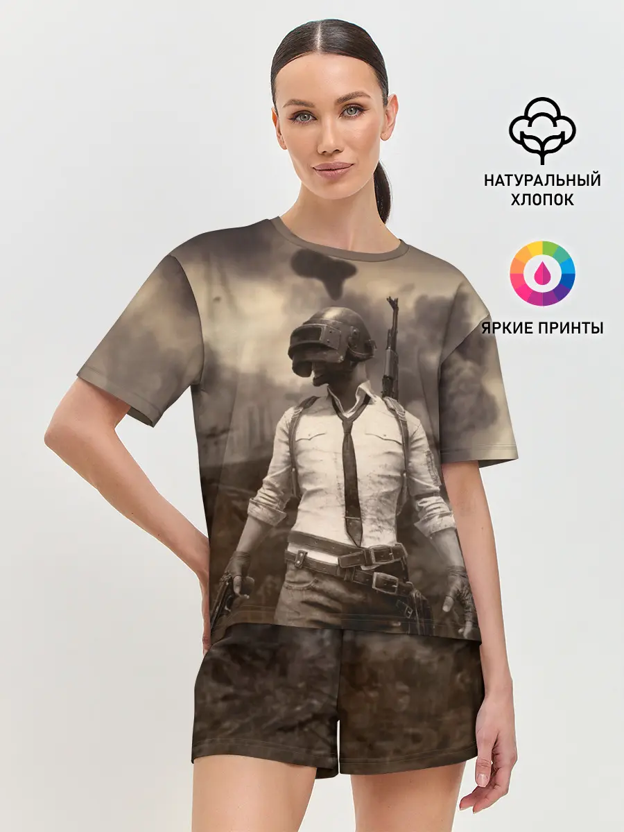 Женская пижама с шортами / PUBG