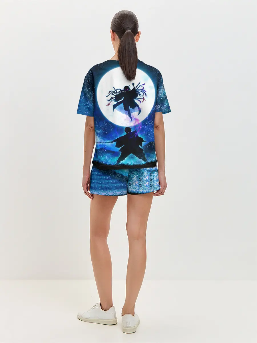 Женская пижама с шортами / Клинок рассекающий демонов