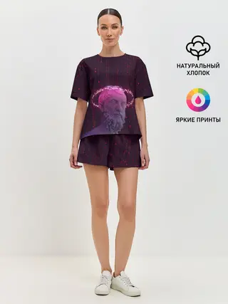 Женская пижама с шортами / Мудрец