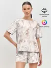 Женская пижама с шортами / Элегантность
