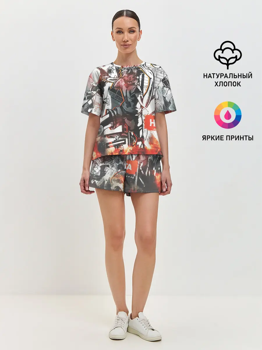 Женская пижама с шортами / Haikyu Haikyuu Haikuu