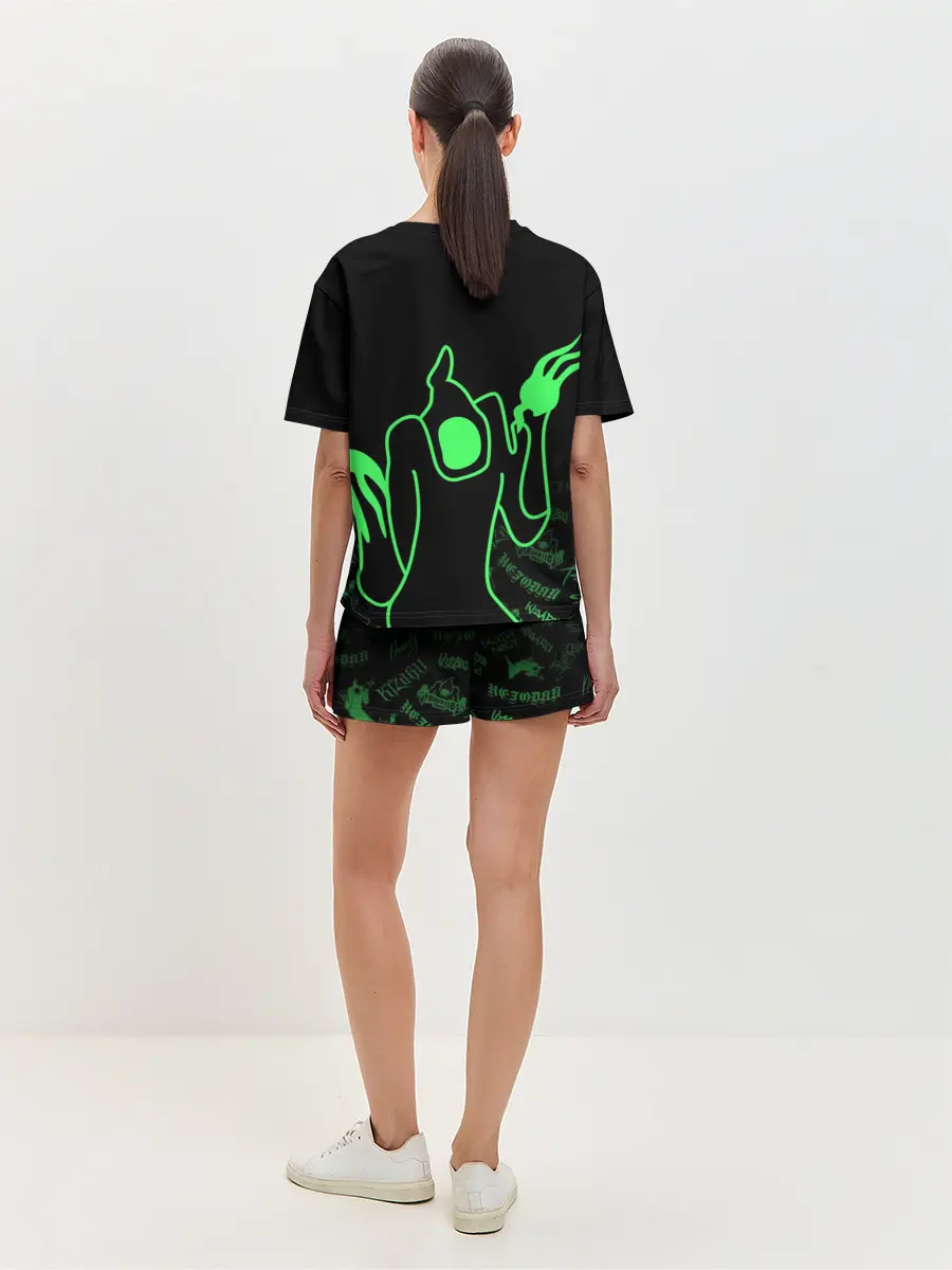 Женская пижама с шортами / HAUNTED FAMILY