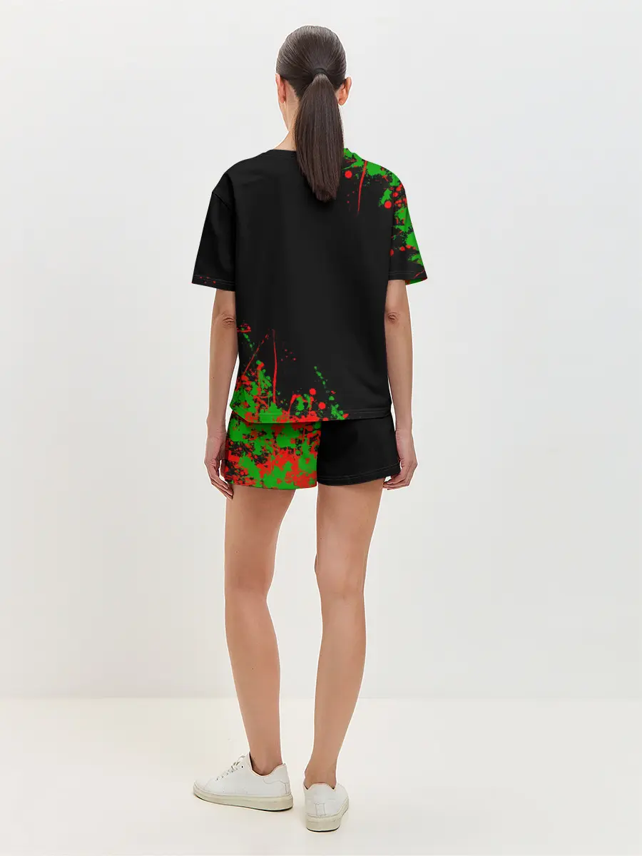 Женская пижама с шортами / Among Us