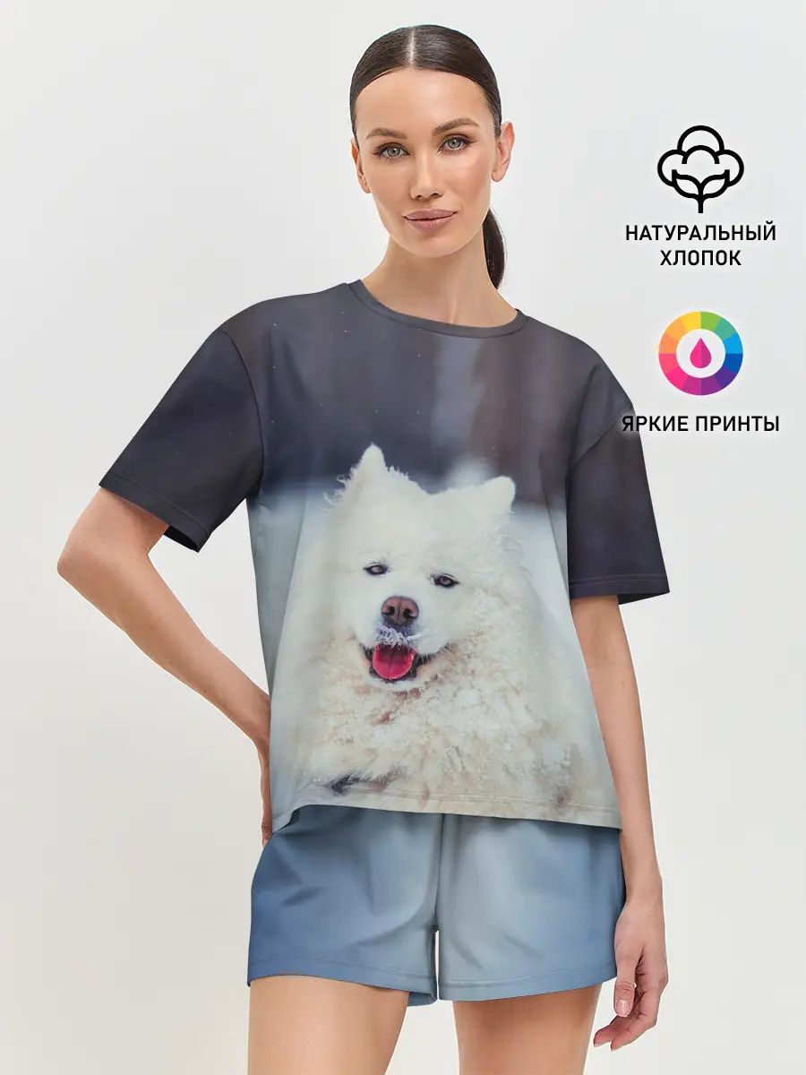 Женская пижама с шортами / САМОЕД