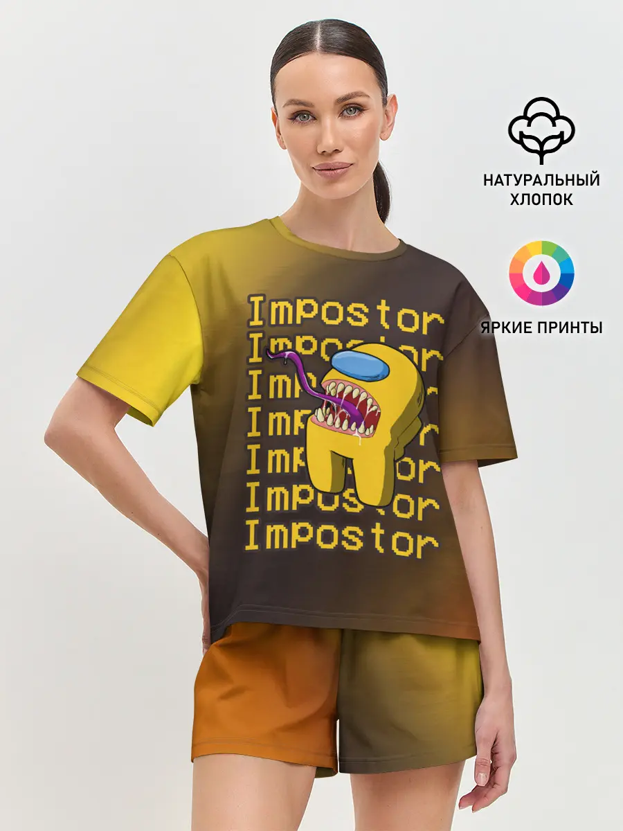 Женская пижама с шортами / AMONG US - IMPOSTOR