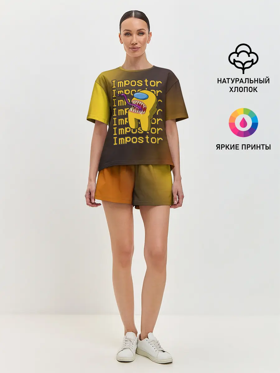 Женская пижама с шортами / AMONG US - IMPOSTOR