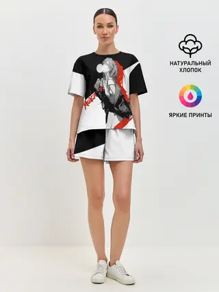 Женская пижама с шортами / Asuka Langley Evangelion