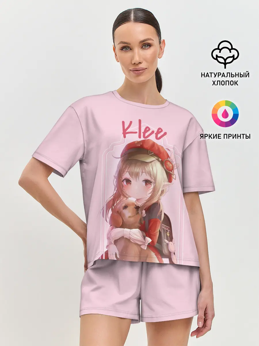 Женская пижама с шортами / Genshin Impact