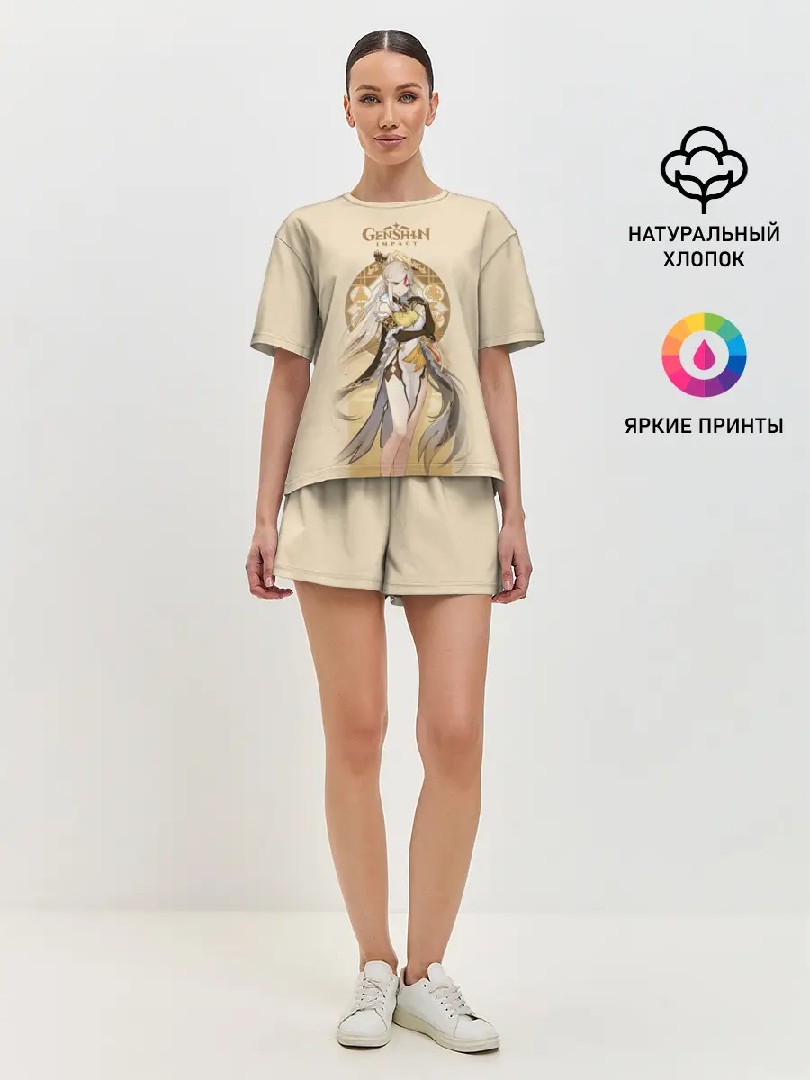 Женская пижама с шортами / Genshin Impact