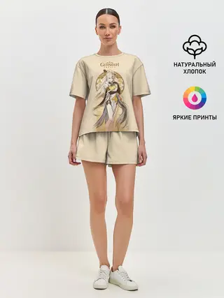 Женская пижама с шортами / Genshin Impact
