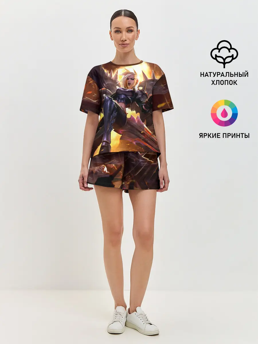 Женская пижама с шортами / Kayle | Кейл