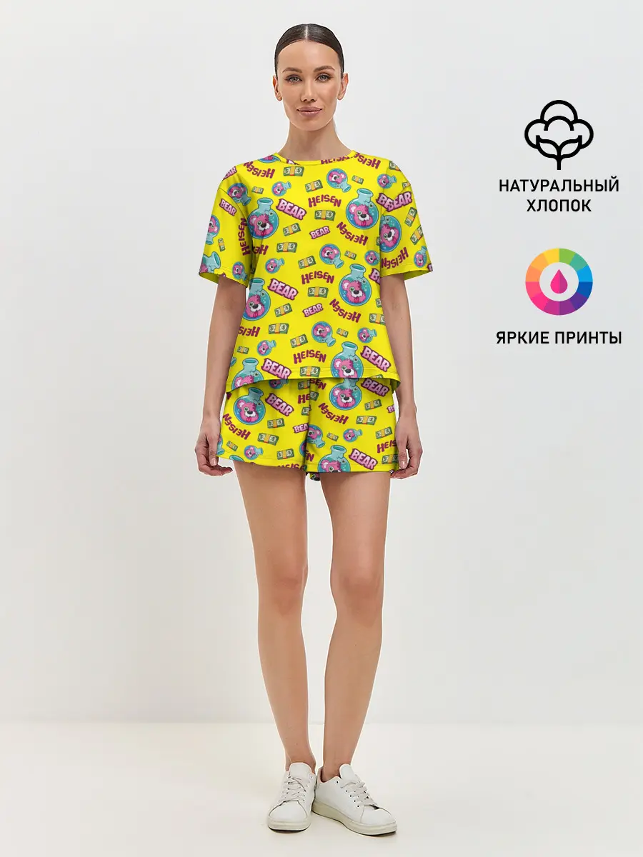 Женская пижама с шортами / Heisen Bear
