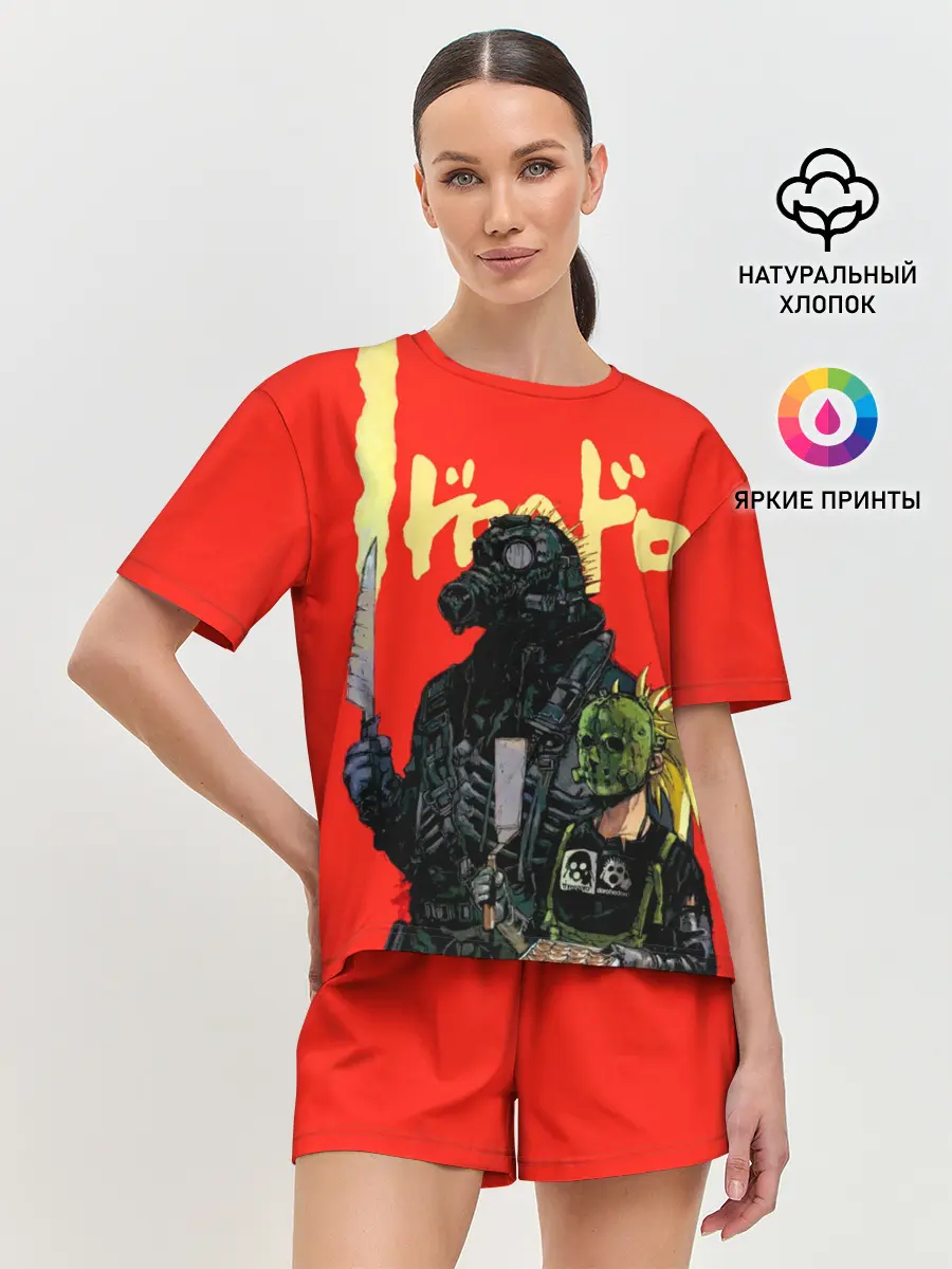 Женская пижама с шортами / Dorohedoro Кайман