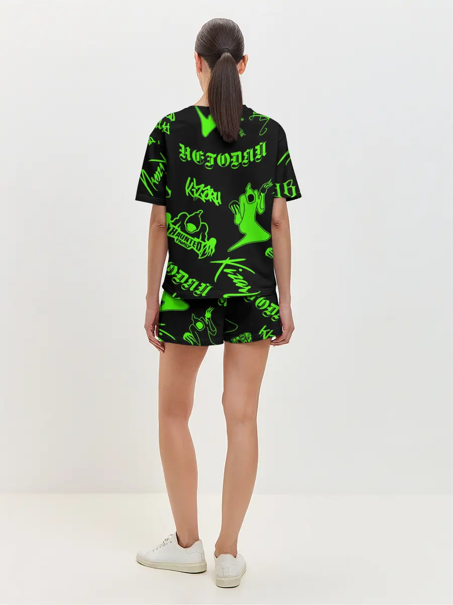 Женская пижама с шортами / KIZARU / HAUNTED FAMILY