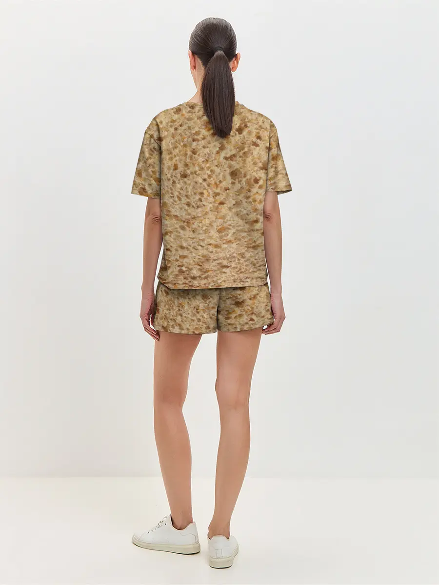 Женская пижама с шортами / Хлеб
