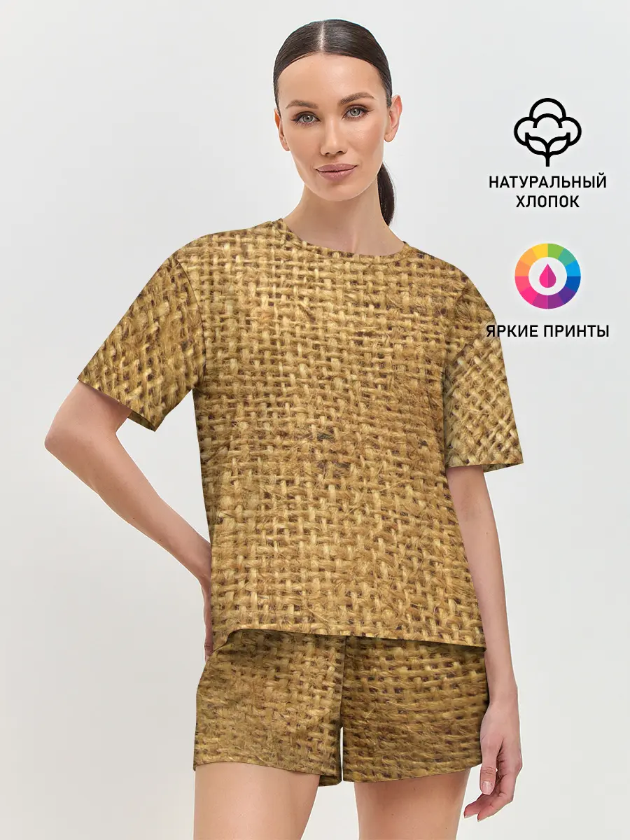 Женская пижама с шортами / Мешок