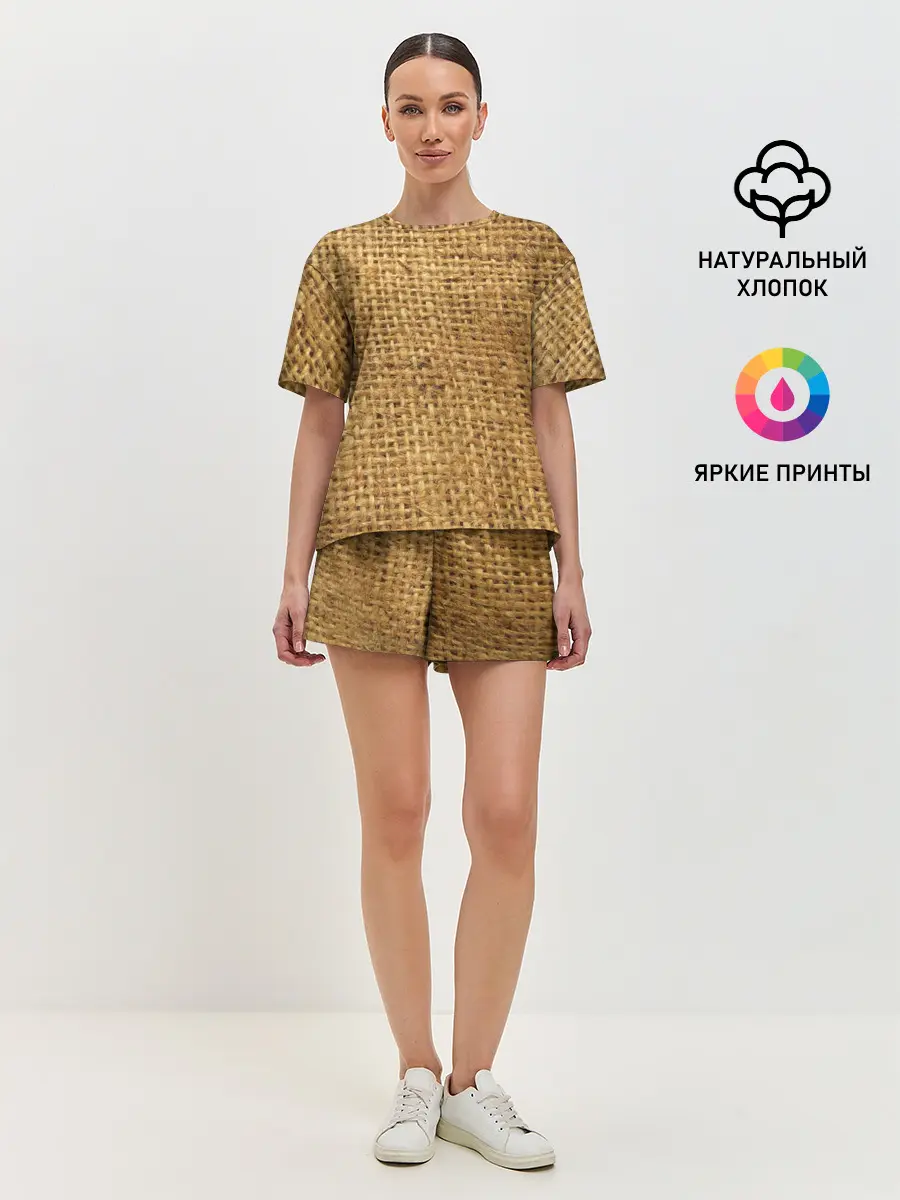 Женская пижама с шортами / Мешок