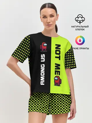 Женская пижама с шортами / Among us