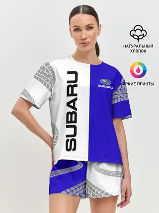 Женская пижама с шортами / SUBARU/Субару