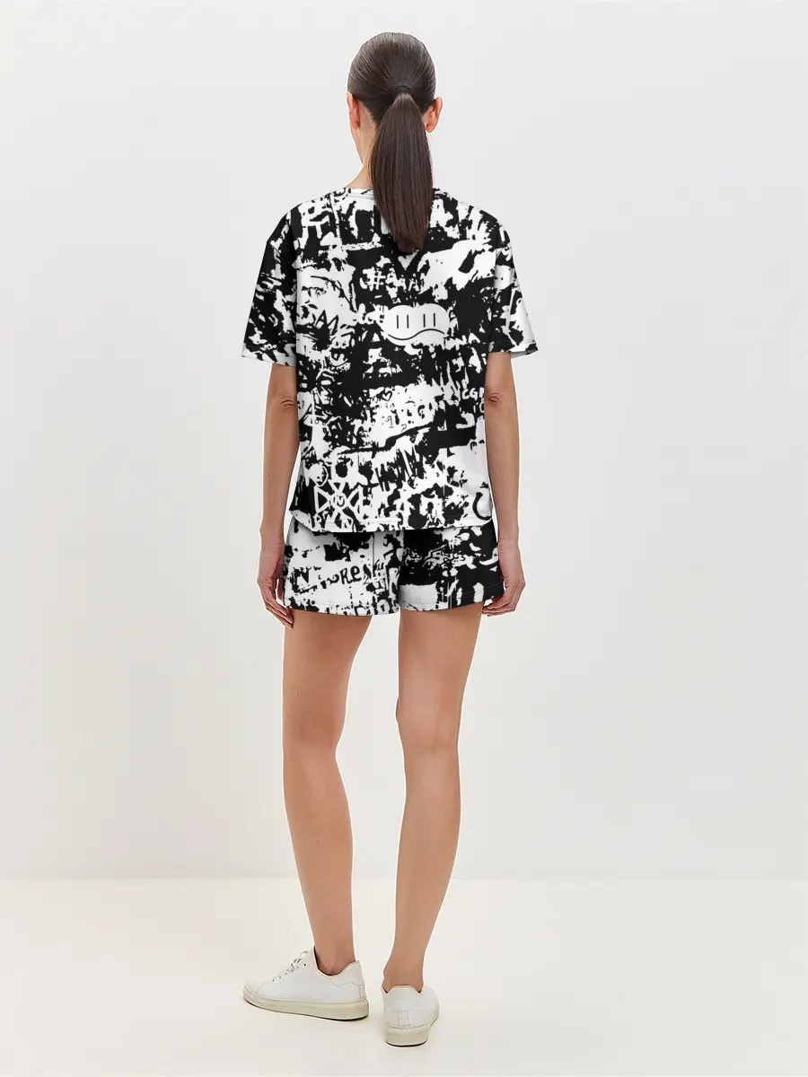 Женская пижама с шортами / Graffiti