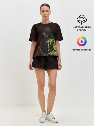 Женская пижама с шортами / ГИЮ ТОМИОКА