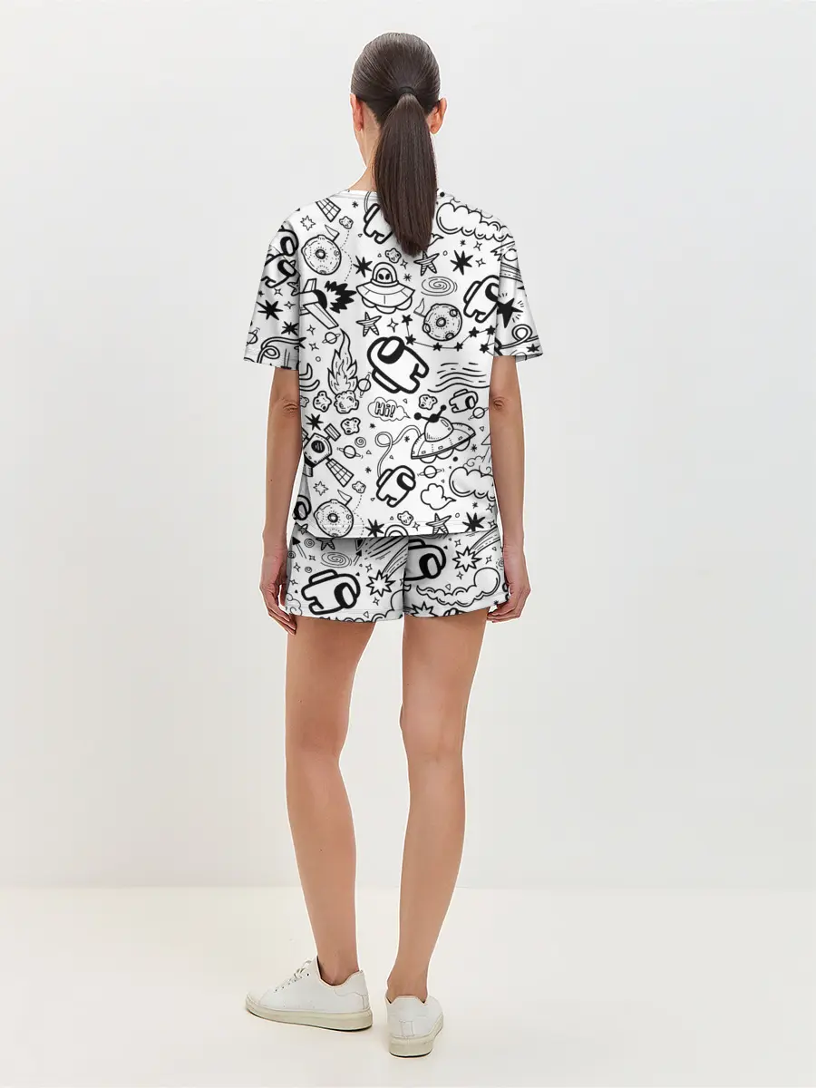 Женская пижама с шортами / AMONG US