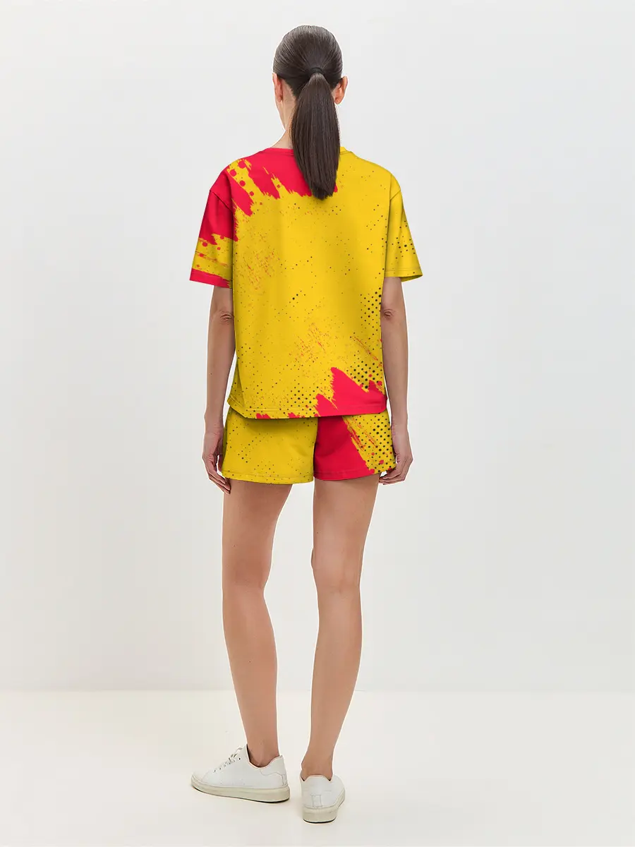 Женская пижама с шортами / AMONG US - КРАСНЫЙ