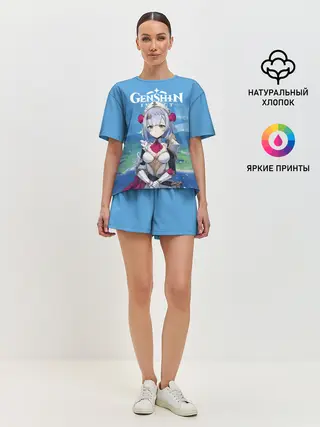 Женская пижама с шортами / Genshin Impact