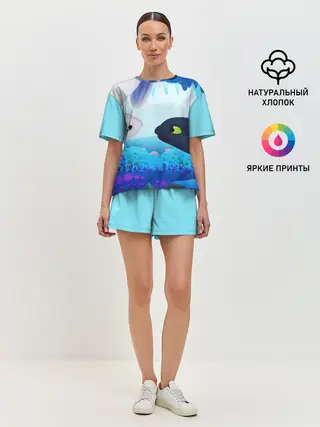 Женская пижама с шортами / Приручить Дракона