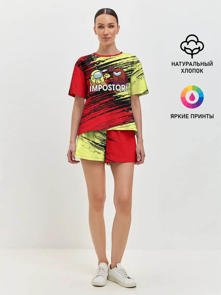 Женская пижама с шортами / AMONG US