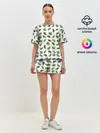 Женская пижама с шортами / папоротник