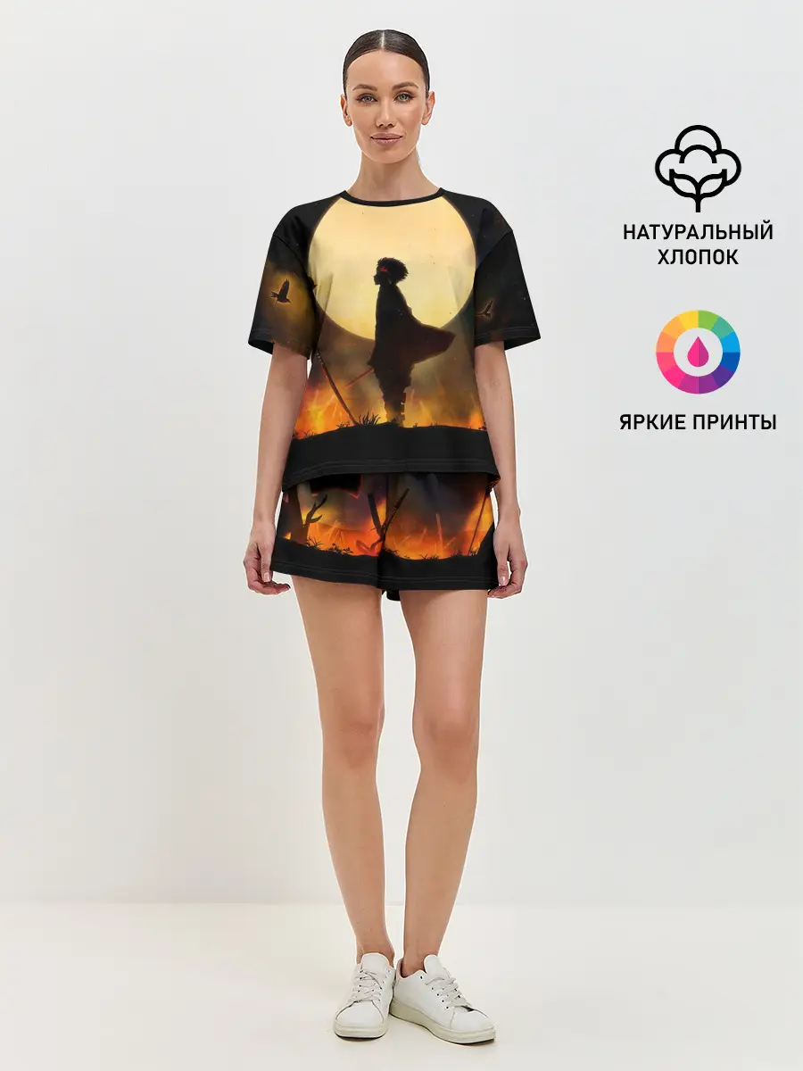 Женская пижама с шортами / ТАНДЖИРО