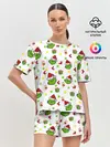 Женская пижама с шортами / Гринч