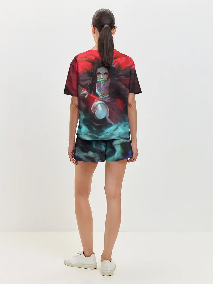 Женская пижама с шортами / НЕЗУКО ИЗ КЛИНКА